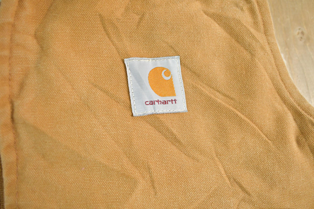 Vintage 1990s Carhartt Sherpa Lined Jacket Vest Mens XL