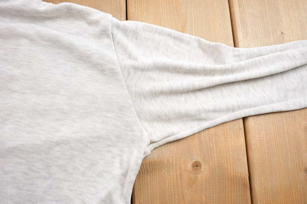 Vintage 1990s Patagonia Blank Grey Zip Up Turtleneck Sweater