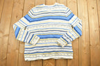 Vintage 1990s Appleseeds Knit Zip Up Cardigan Sweater