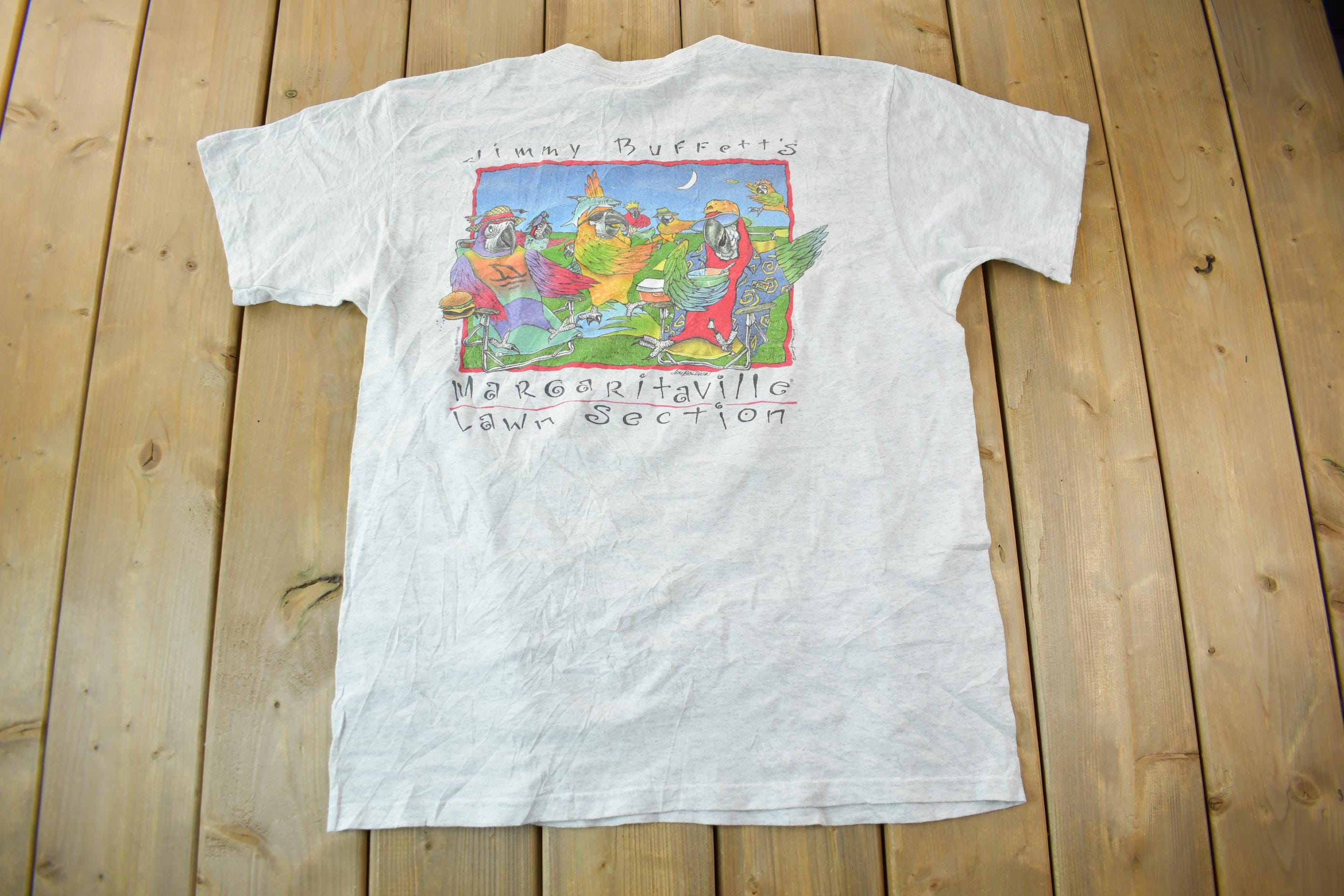 Vintage 1993 Jimmy Buffett Margaritaville Graphic T-Shirt
