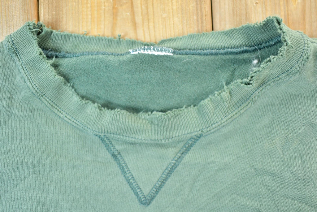 Vintage 1990s Green Champion Distressed Sweatshirt