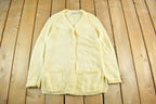 Vintage 1980s John Meyer Mohair Knit Cardigan Sweater Women's Small