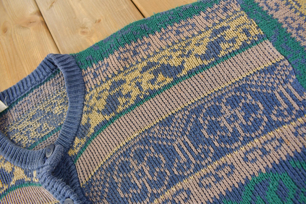 Vintage 1990s Knit Cardigan Sweater