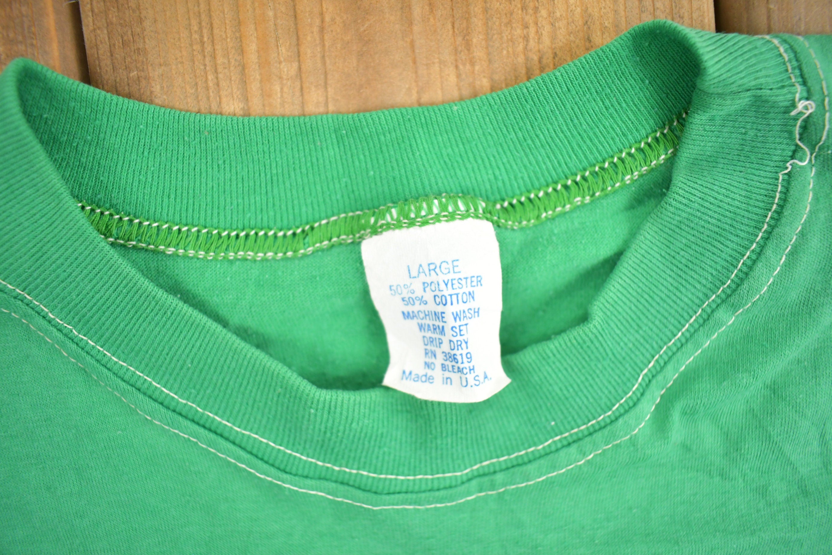 Vintage 1980s Mean Green Machine Train Graphic T Shirt