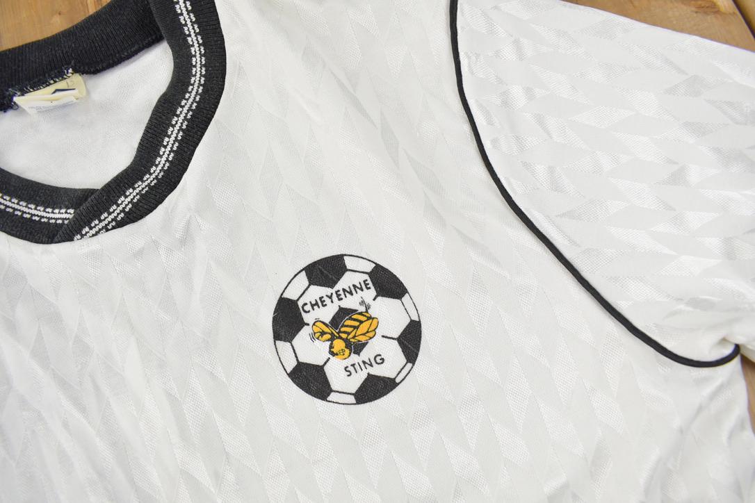 Vintage 1990s Cheyenne Sting Umbro Soccer Jersey Made In The USA Size XL
