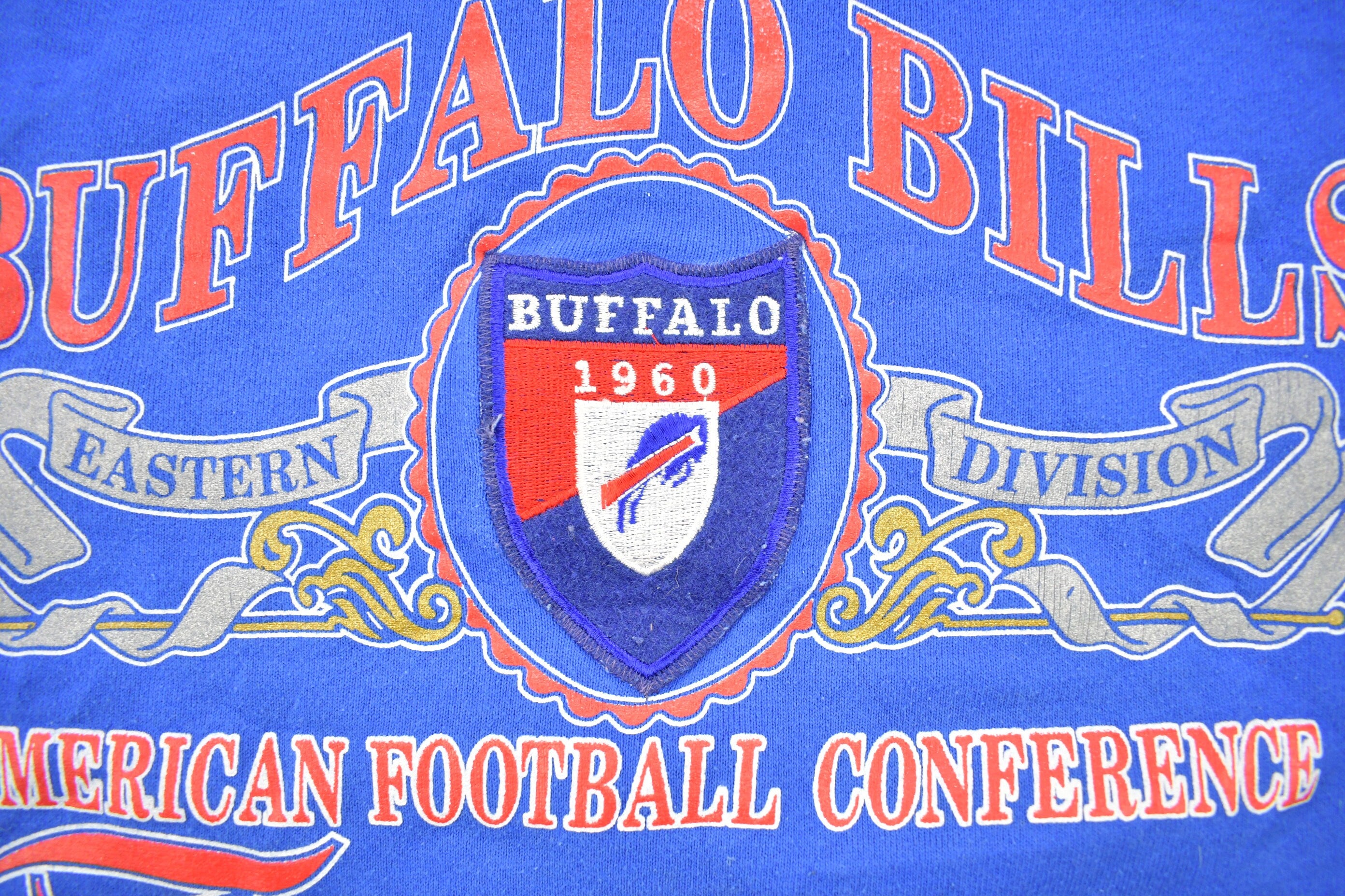 Vintage 1990s Buffalo Bills NFL Crewneck Sweatshirt