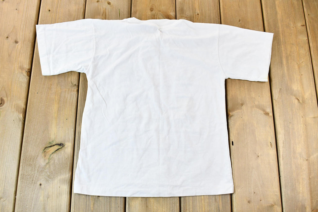 Vintage 1990s Victoria British Colombia Landmarks Souvenir Single Stitch Graphic Travel T-Shirt Made In Canada