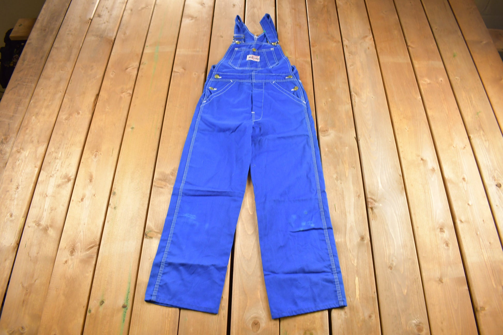 Vintage 1970s Liberty USA Denim Overalls Size 28 x 25