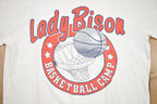 Vintage 1990s Lady Bison Basketball Camp T-Shirt
