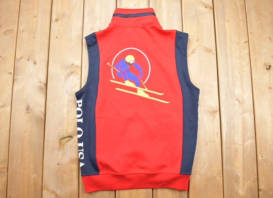 Vintage 1990s Ralph Lauren Polo Downhill Skiing Vest