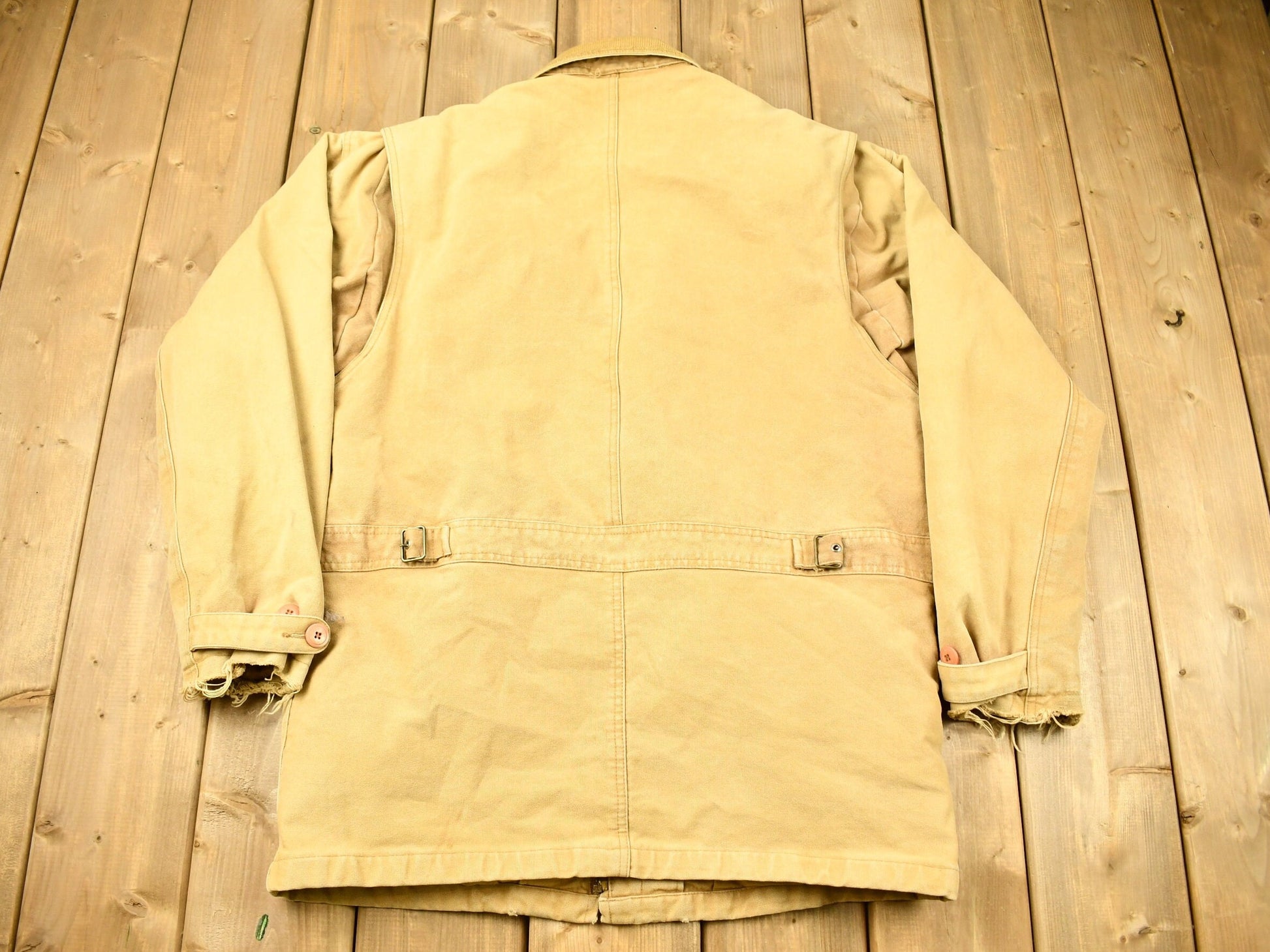 Vintage 1980s Harvest Almanac Chore Coat