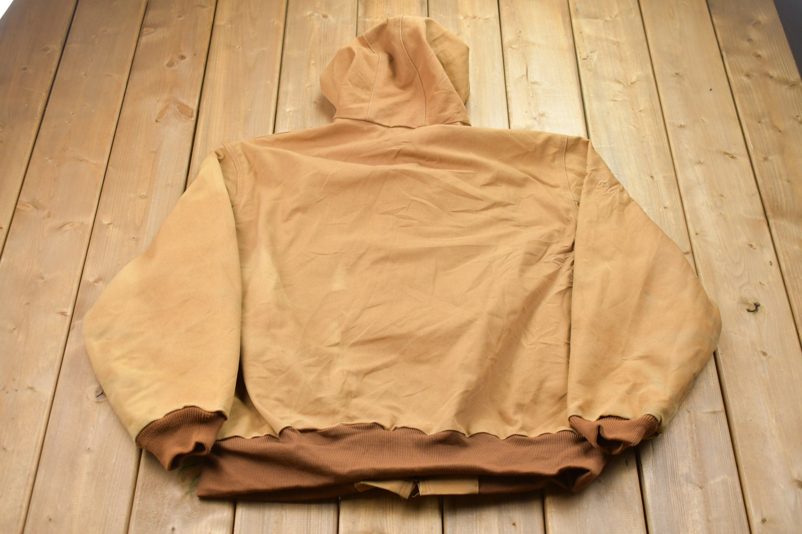 Vintage 1990s Carhartt Full Zip Hooded Jacket