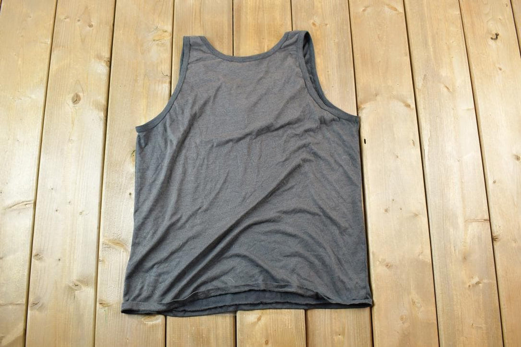 Vintage 1990s Tropical Beach Souvenir Tank Top  Vintage Streetwear  Vacation Tee  Travel T Shirt