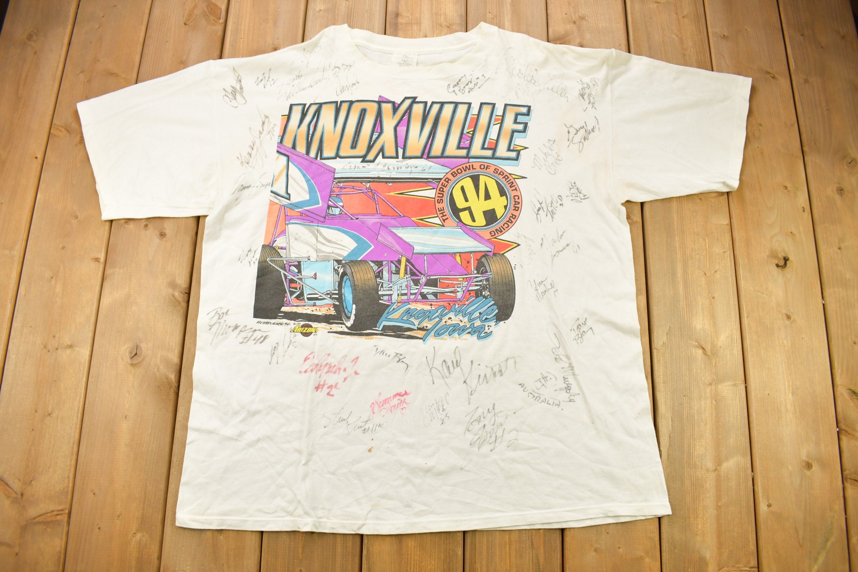 Vintage 1994 Knoxville Sprint Car Race T-Shirt