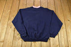 Vintage 1990s Embroidered Cats And Hearts Cute Crewneck