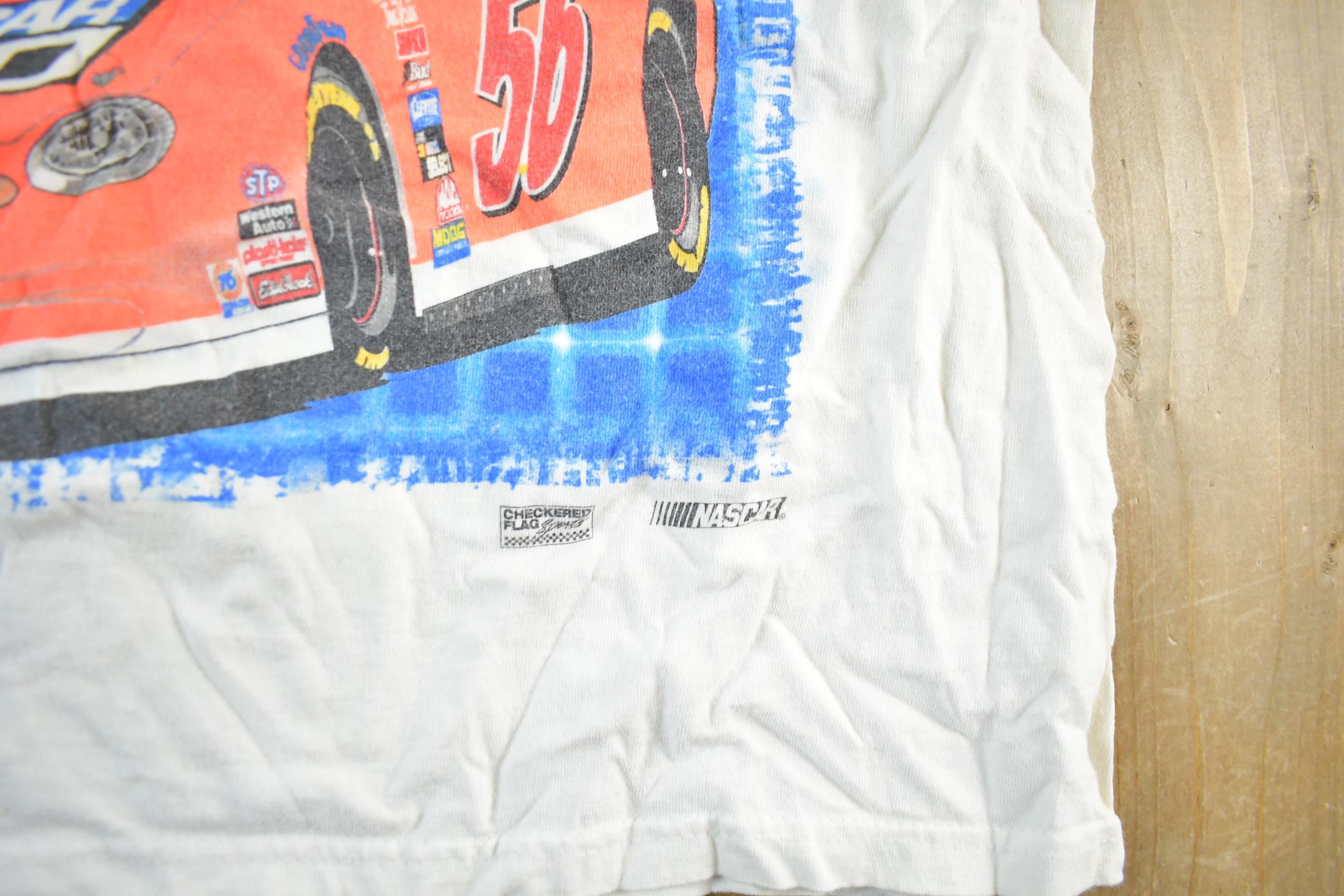 Vintage Y2K NASCAR Winston Cup Tour Racing Graphic T-Shirt Men's Medium