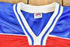 Vintage 1990s Cropped Fit Revere High School Mesh Football Jersey Size Xl