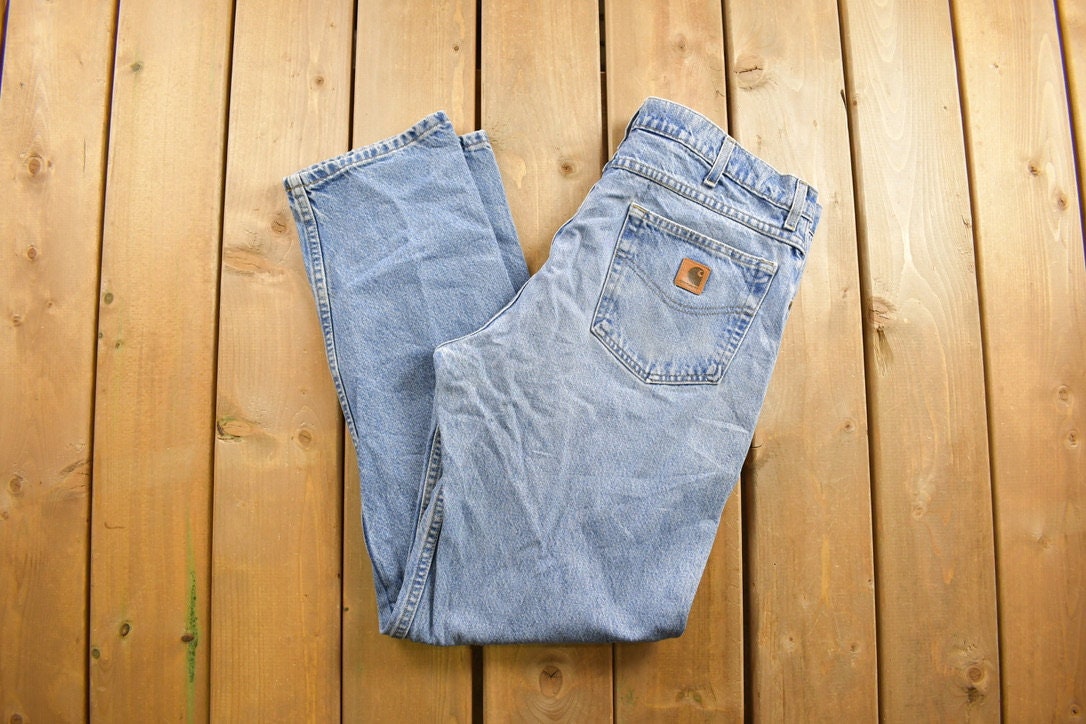 Vintage 1990s Carhartt Denim Jeans Size 37 x 32