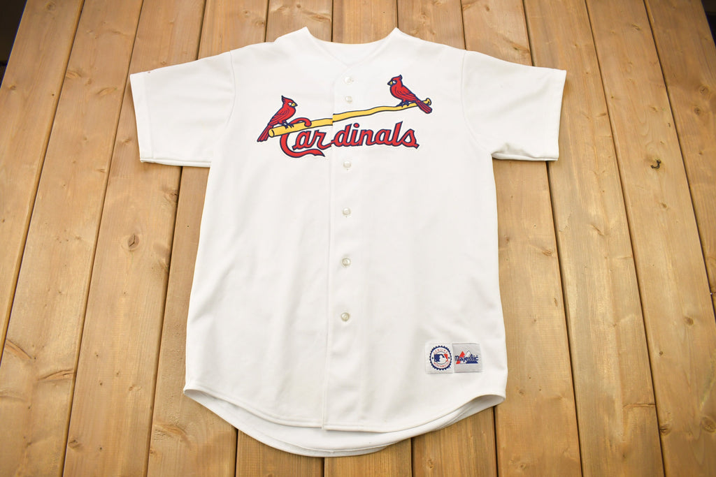 Vintage 1990s Mark McGwire St Louis Cardinals MLB Majestic Jersey