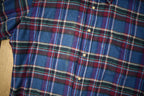 Vintage 1960s Pendleton Plaid Flannel Button Up Shirt