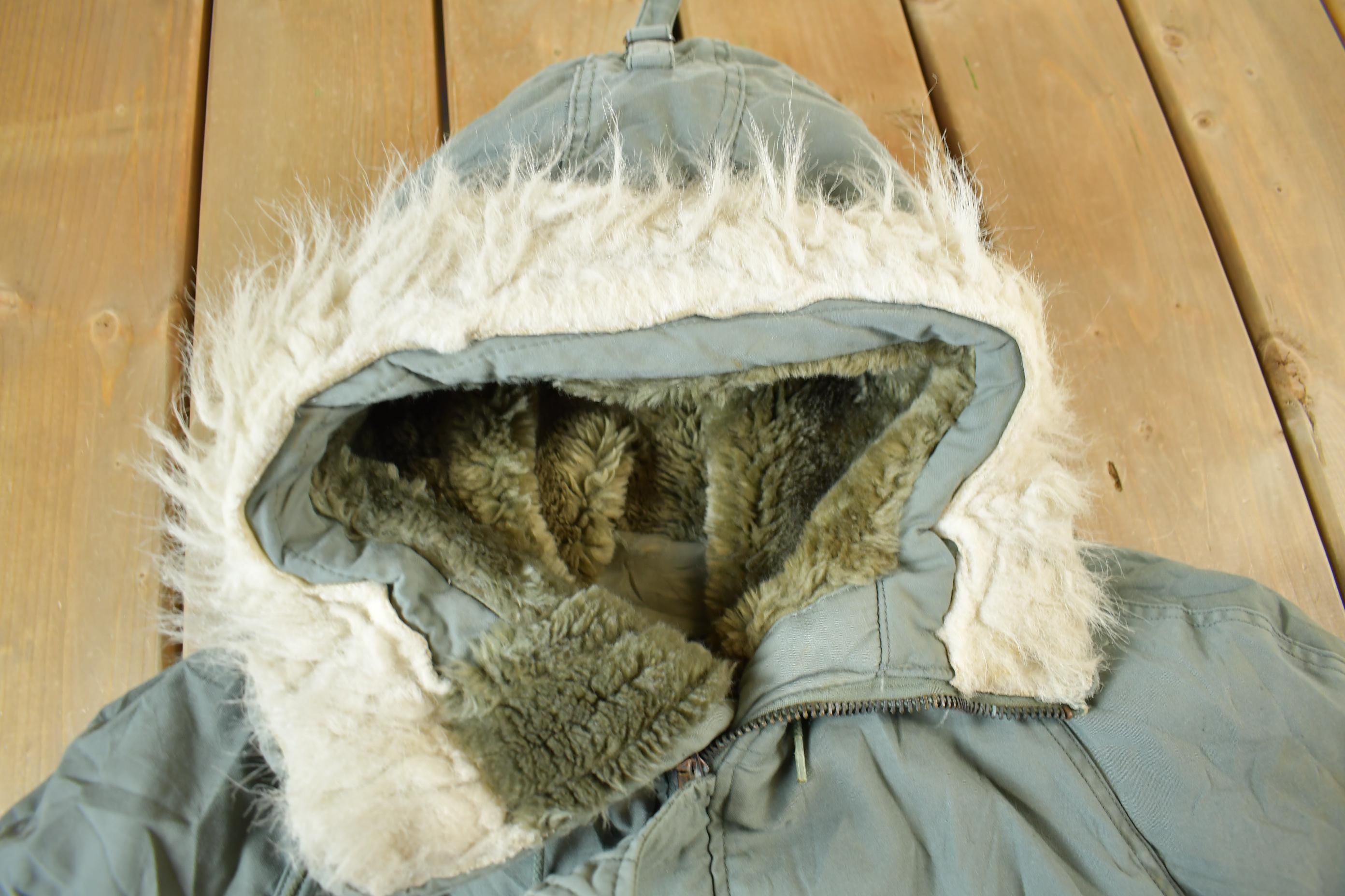 Vintage Military Type N-3B Extreme Cold Weather Flying Jacket