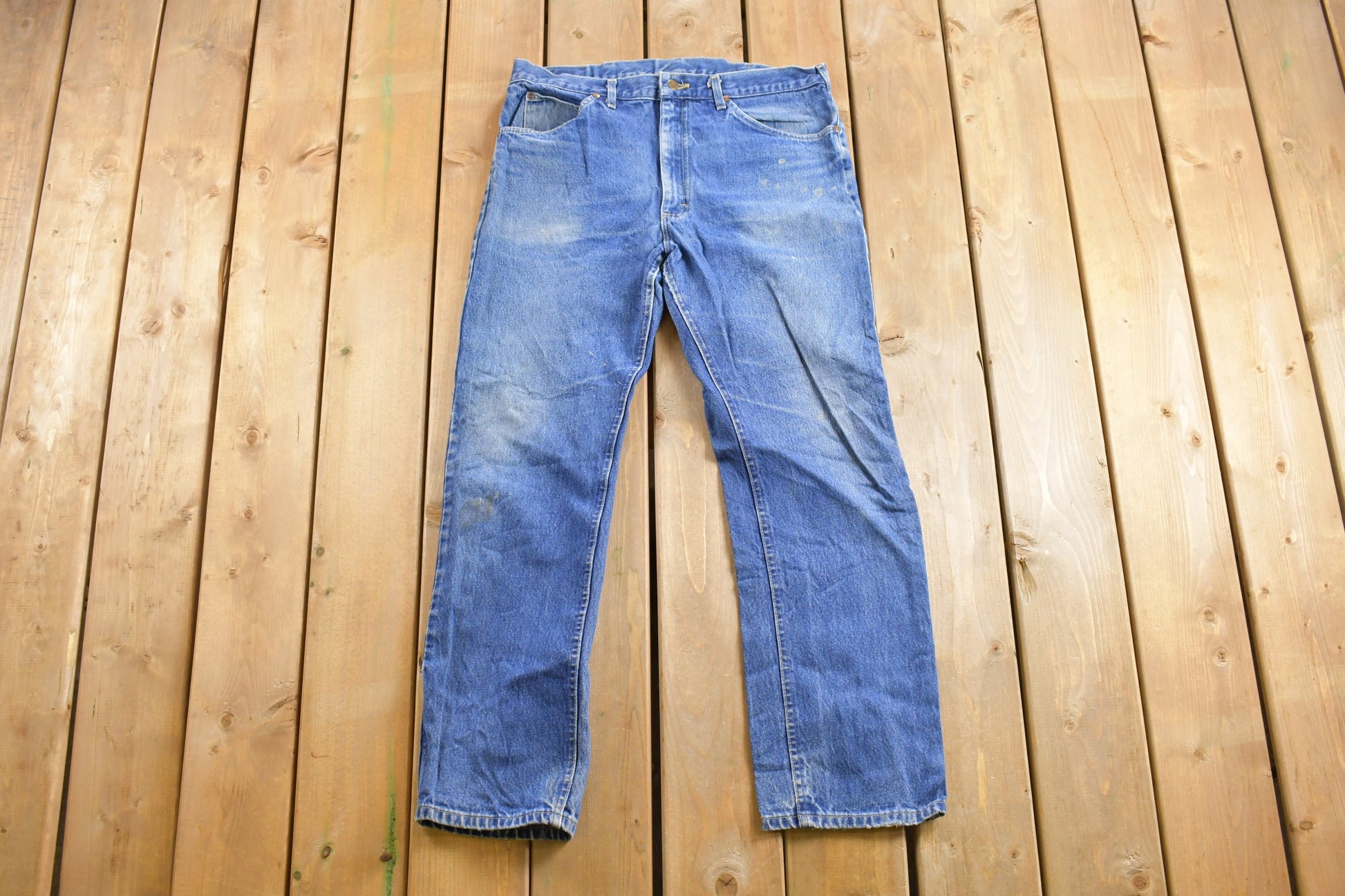 Vintage 1980s LEE Blue Jeans Size 35 x 31.5