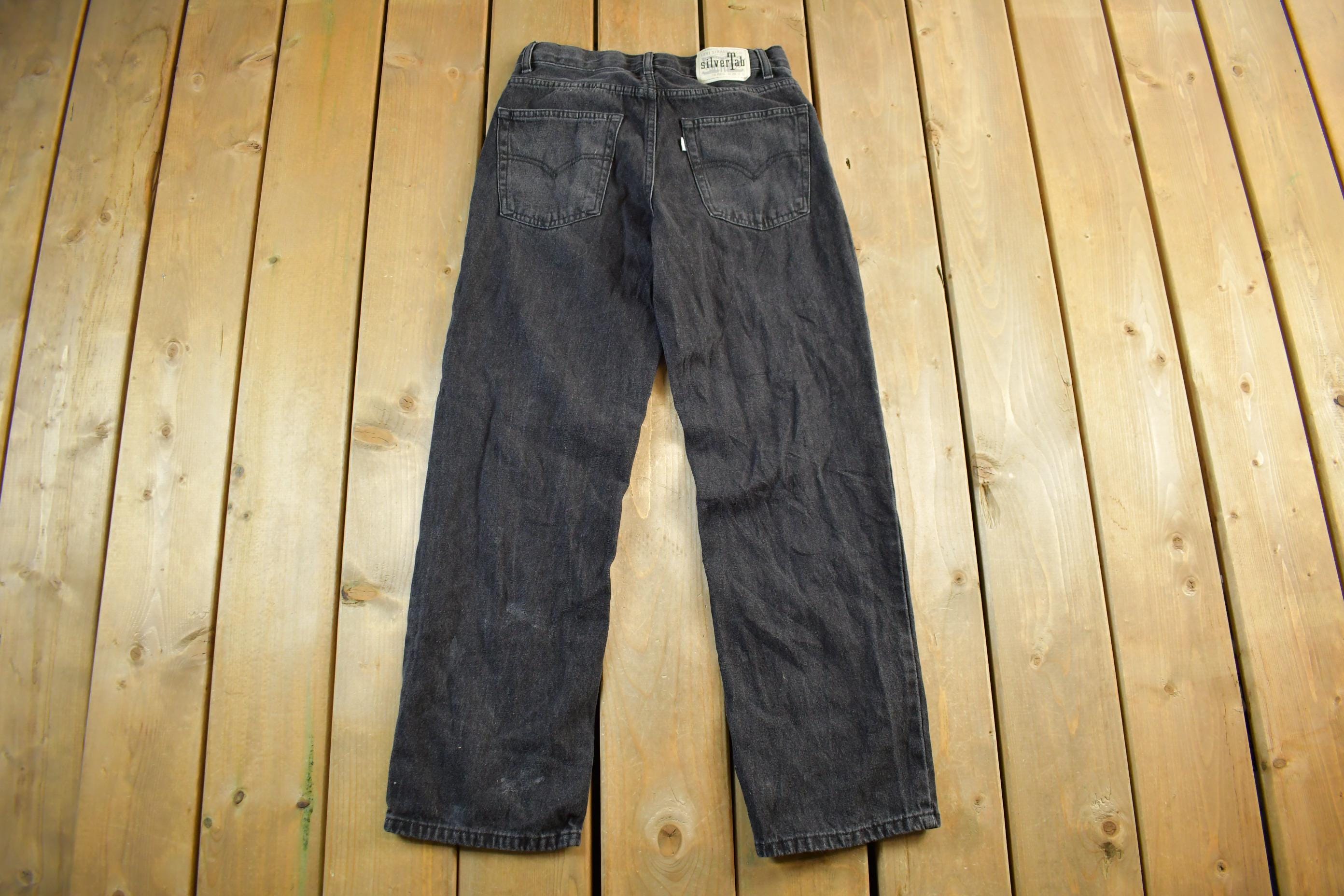 Vintage Y2K Levi Silver Tab Loose Denim Jeans Womens 27 x 29