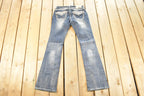 Vintage Deadstock Y2K Grace LA Bedazzled Low Rise Jeans Women's Size 27x31