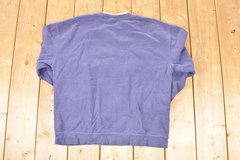 Vintage 1990s Angel Grandkids Teddy Bear Double Collar Crewneck Sweatshirt Women's L