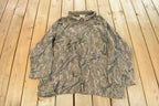 Vintage 1990s Mossy Oak All Over Print Lightweight Tree Camo Jacket Men's 2XL
