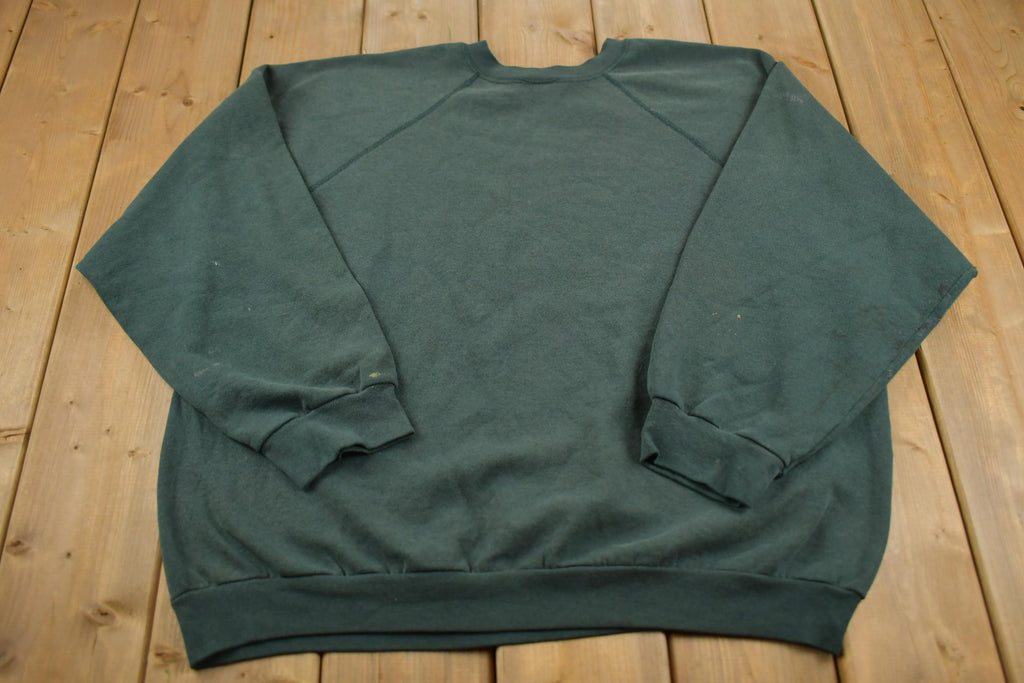 Vintage 1990s Tultex Distressed Crewneck Sweatshirt Made In USA