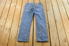 Vintage 1990s Levi's 505 Regular Straight Fit Denim Blue Jeans Men's 29 x 27.5 / 90s Levi's / Streetwear / Made in USA