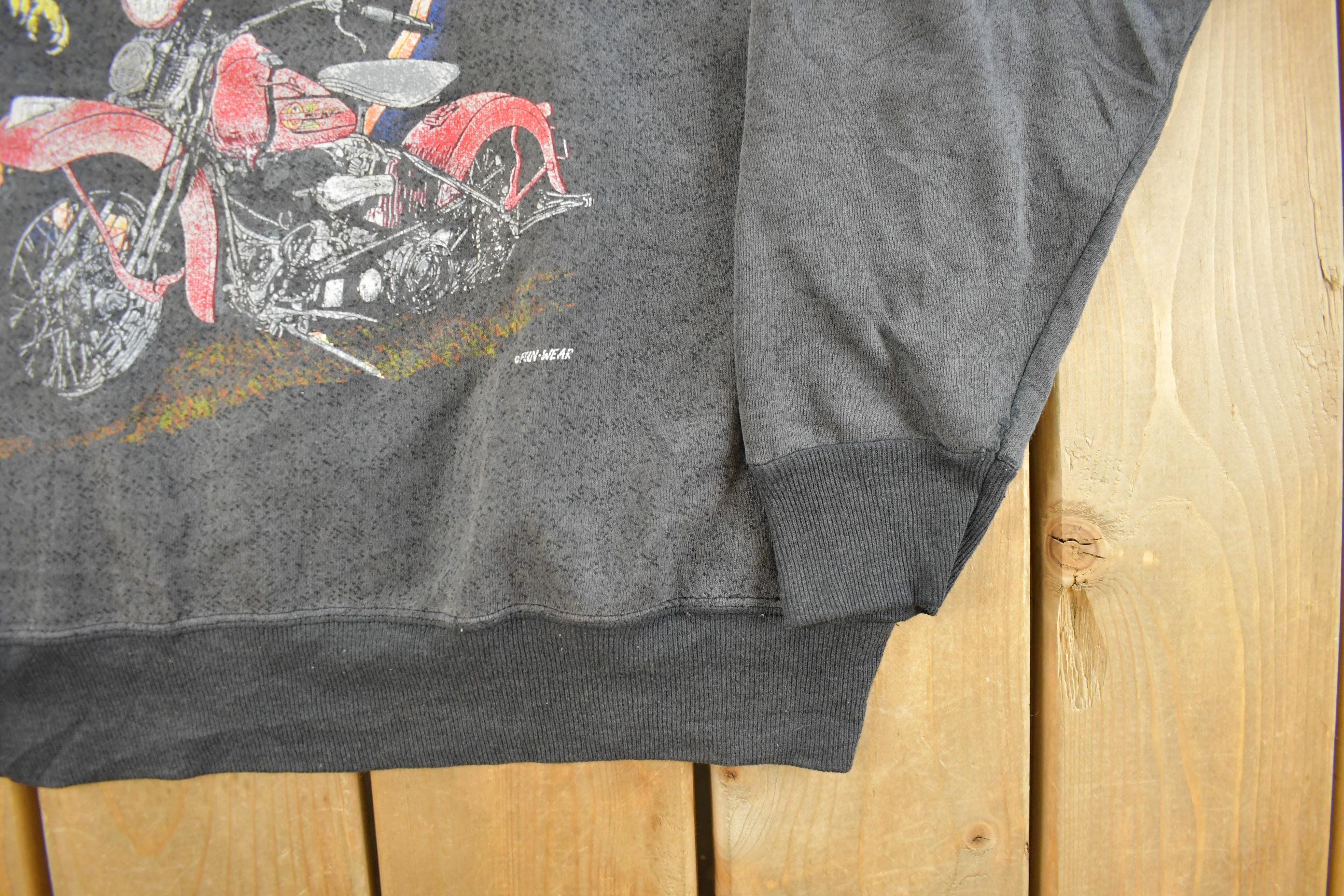 Vintage 1990s Harley Davidson Crewneck Sweatshirt Men's XL