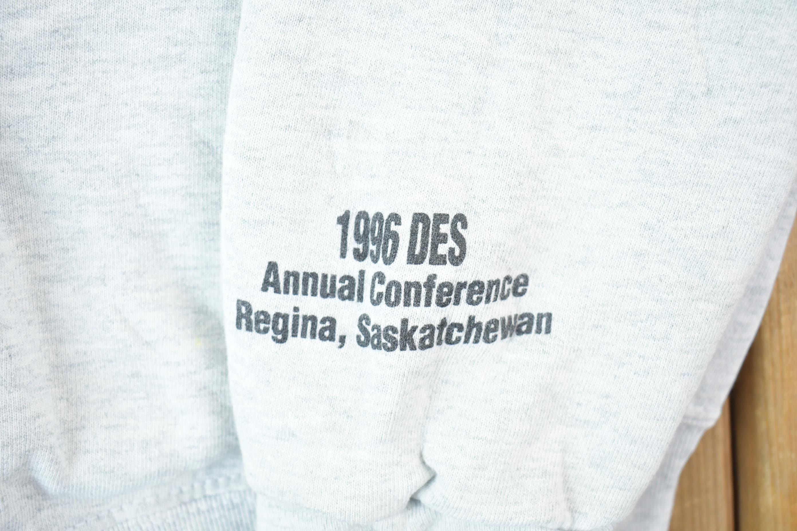 Vintage 1996 Canadian Diabetes Association 75th Anniversary Graphic Crewneck Sweatshirt