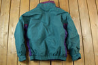 Vintage 1990s Columbia Bugaboo Aztec Collar Lined Ski Jacket