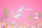 Vintage 1990s Canadian Hummingbirds AOP Graphic Print Crewneck Sweatshirt Womens XL