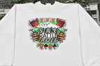 Vintage 1990s Gambling Casino Theme Raglan Crewneck