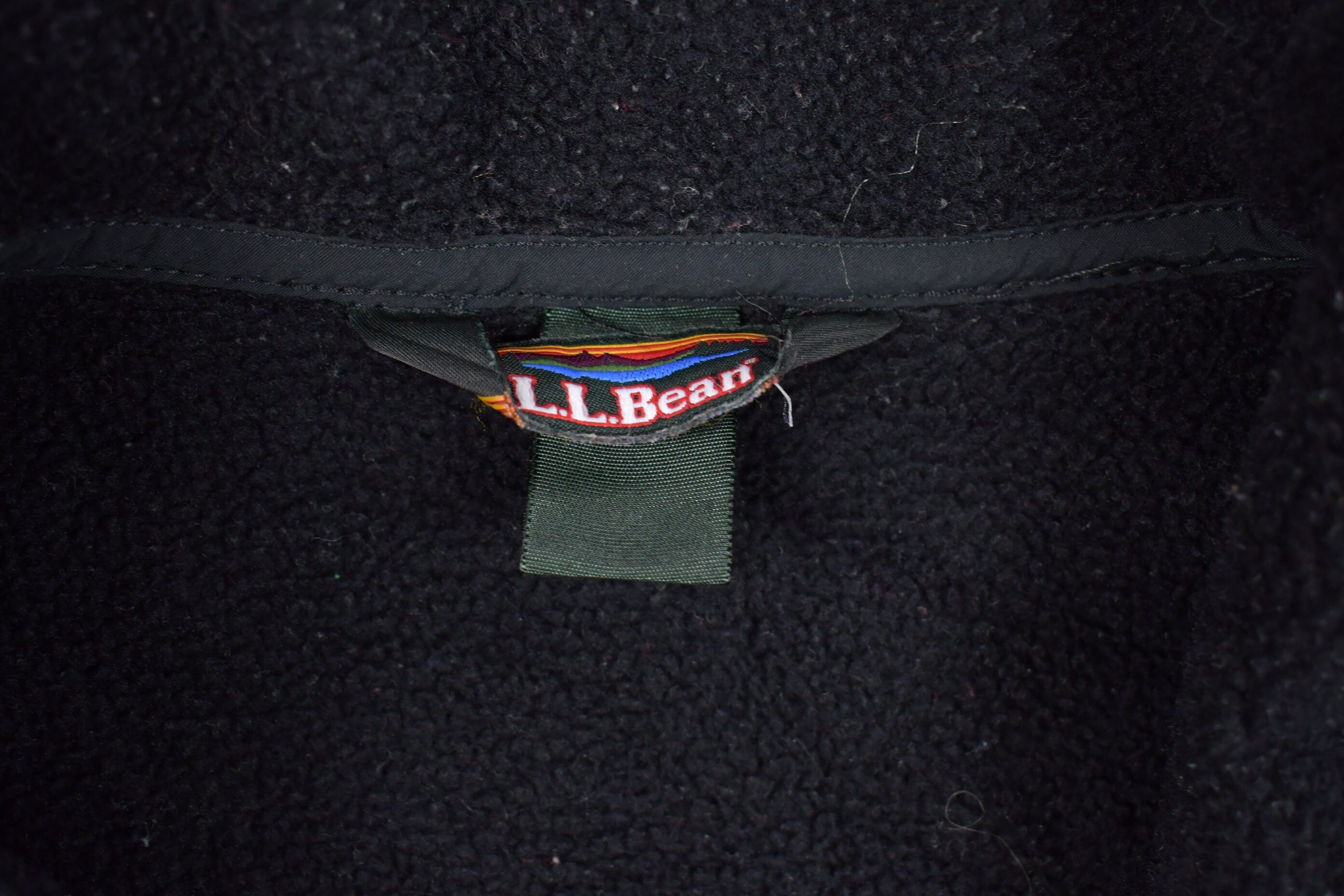 Vintage 1990s LL Bean Fleece Zip Up Sweater