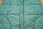 Vintage 1970s Alleson Zip Up Puffer Vest