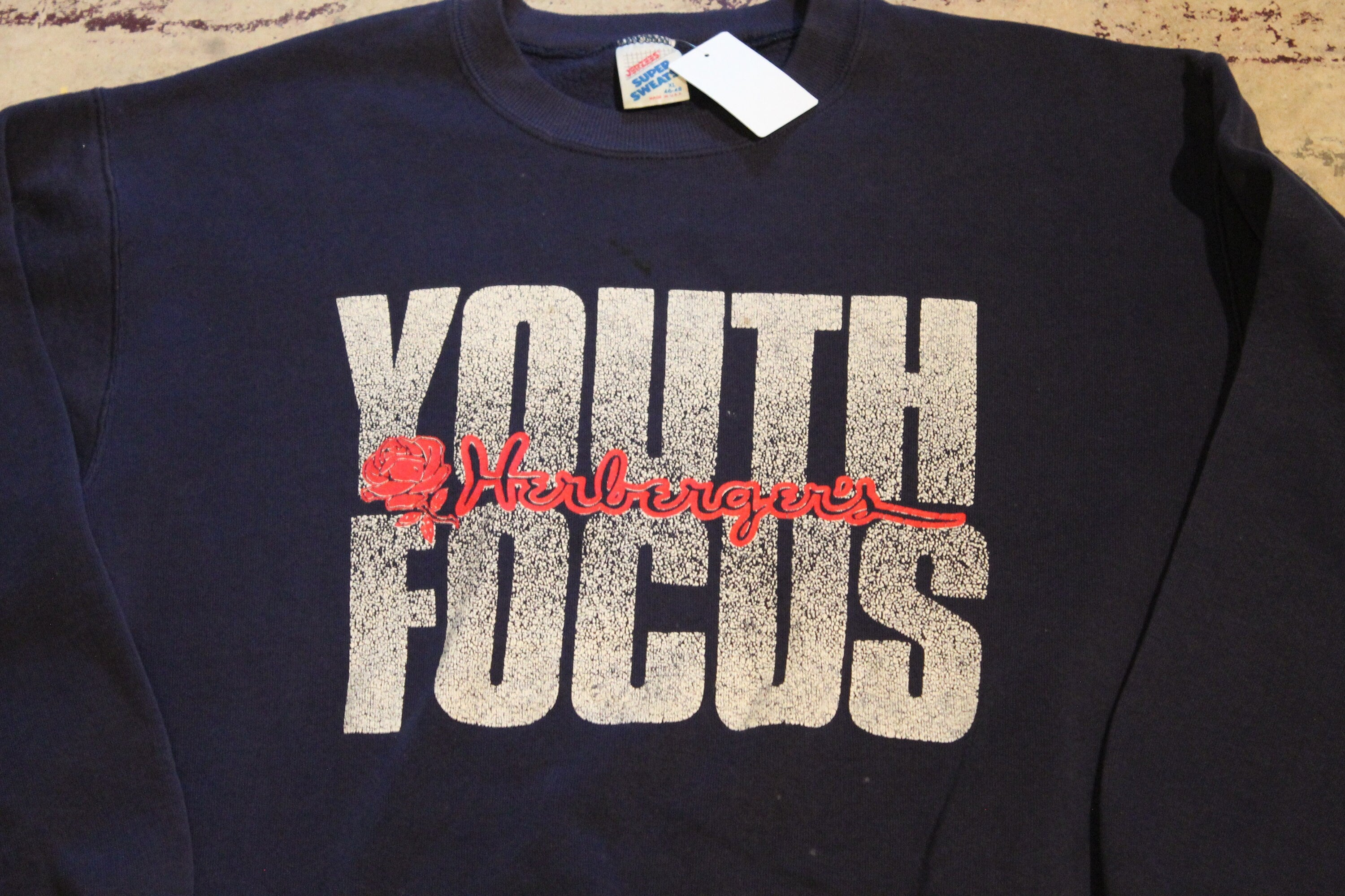 Vintage 1990s Herberger's Youth Focus Crewneck Sweater