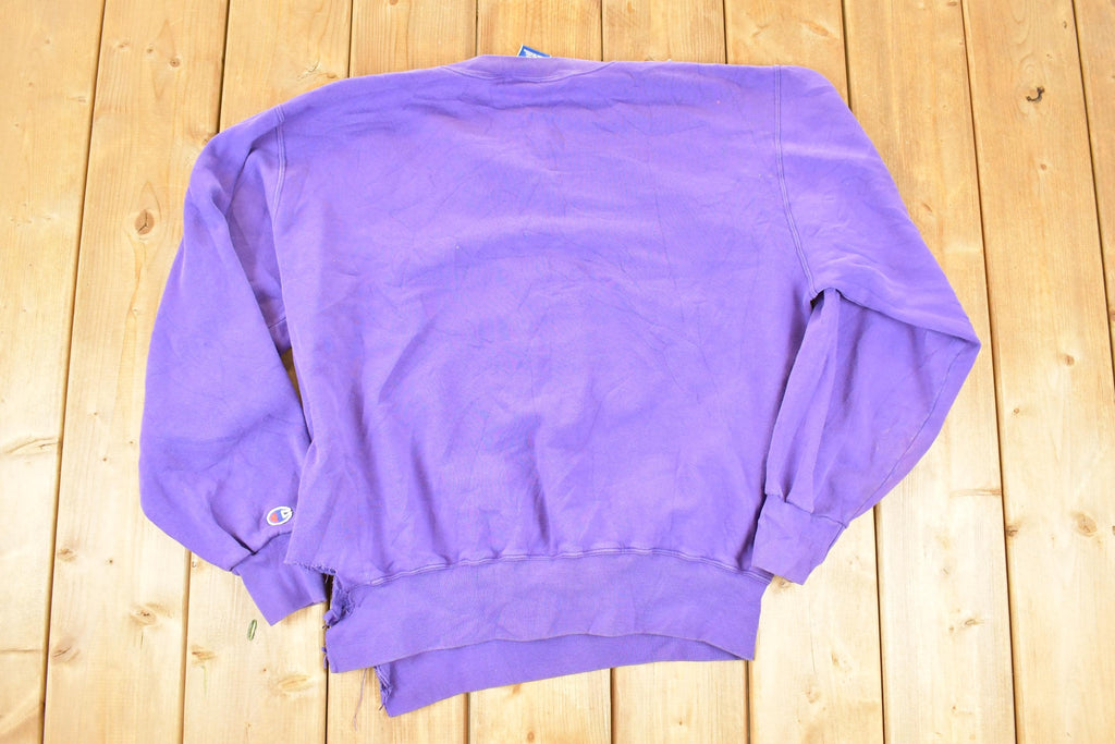Vintage 1996 Minnesota Vikings Authentic Proline Champion Distressed NFL Crewneck Sweatshirt Men's L