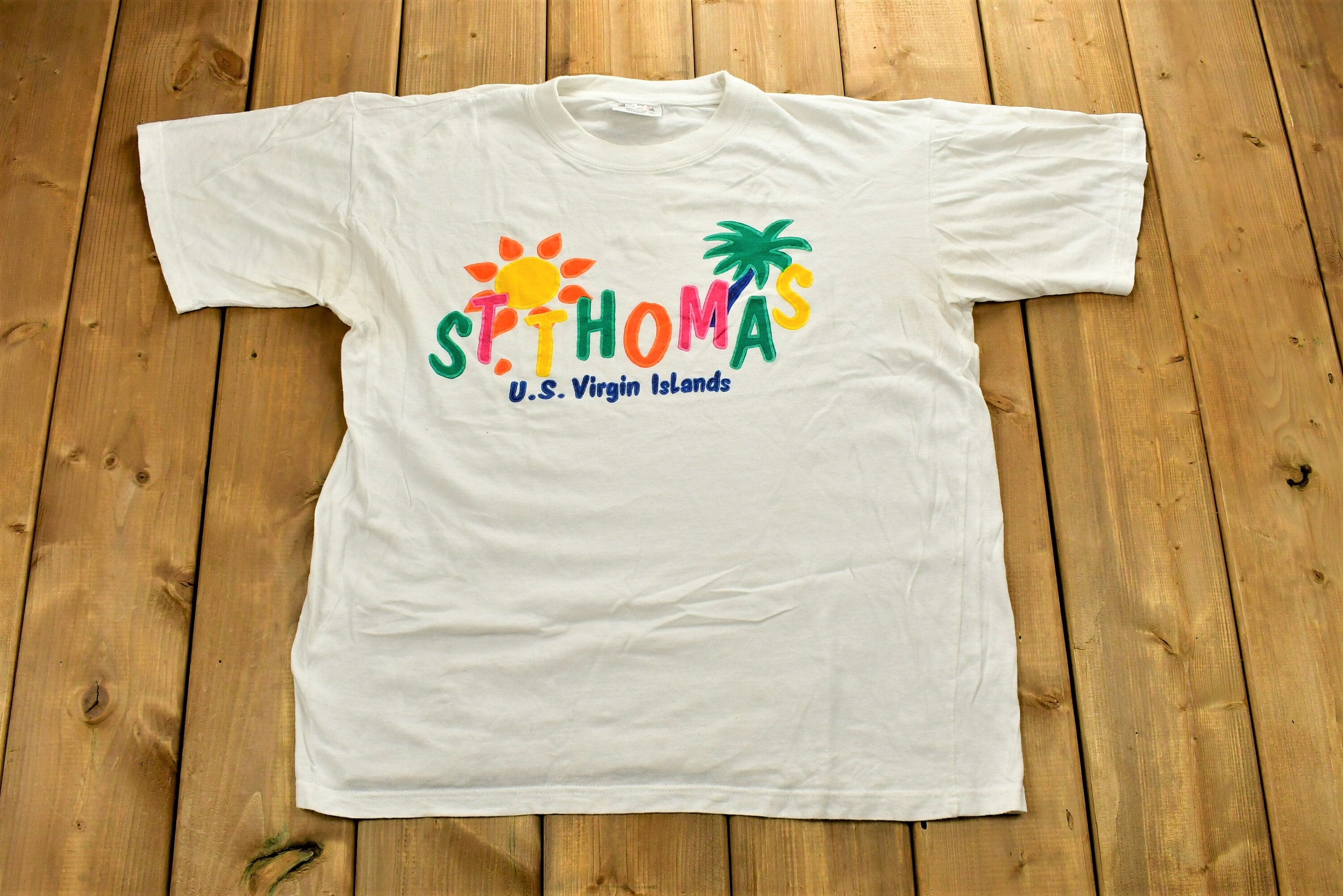 Vintage 1990s St. Thomas U.S. Virgin Islands T-Shirt
