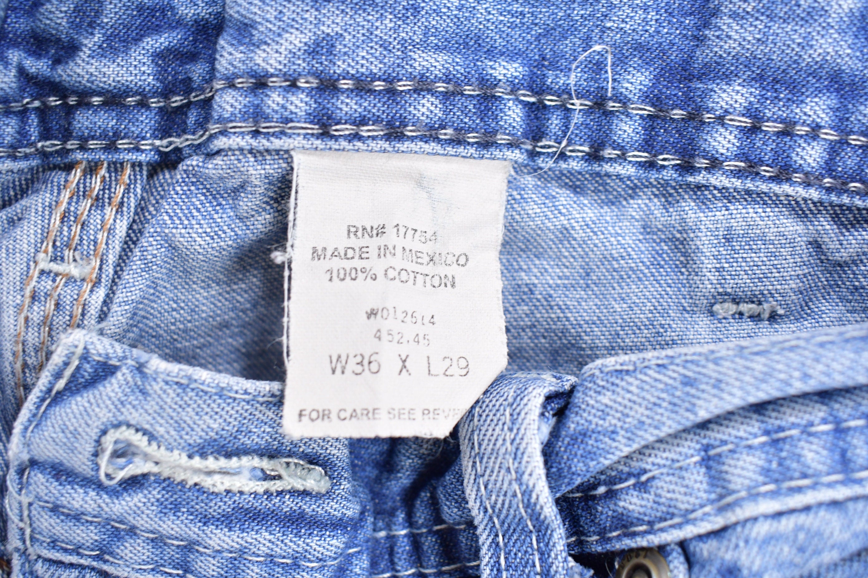 Vintage 1990s Key Denim Jeans Size 35 x 27