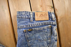 Vintage 1990s Lee Acid Wash Denim Jeans Size 36 x 27