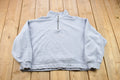 Vintage 1990s Eddie Bauer Blank Blue Quarter Zip Sweater  90s Sweater  Vintage Sweater  Essential  Streetwear  90s Blank