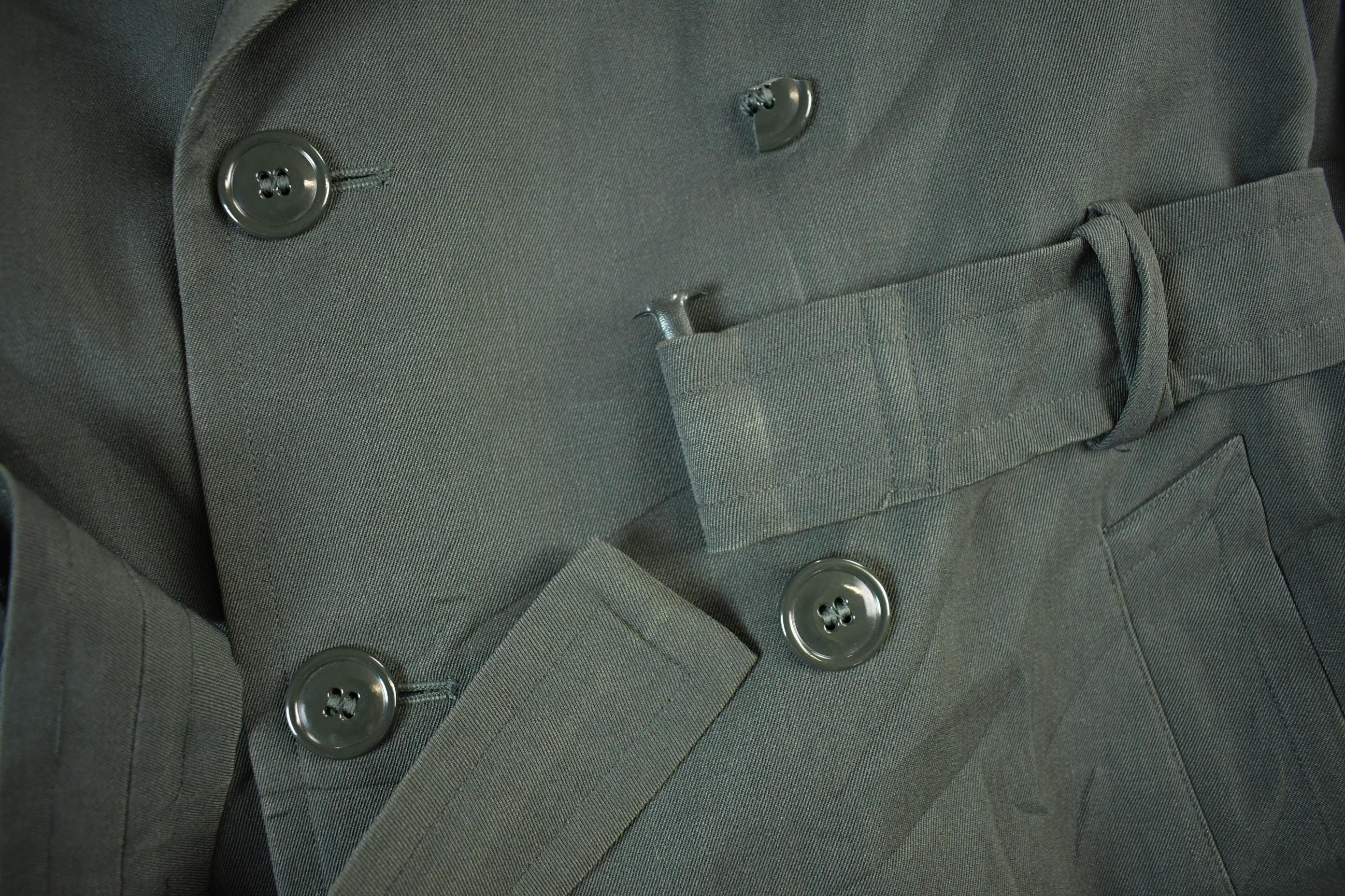 Vintage 1976 Military Overcoat