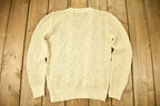 Vintage 1980s British Vogue Knitted V-Neck Sweater