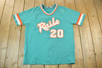 Vintage 1960s 1970s Pedersons Rails Baseball Jersey Men's L-XL