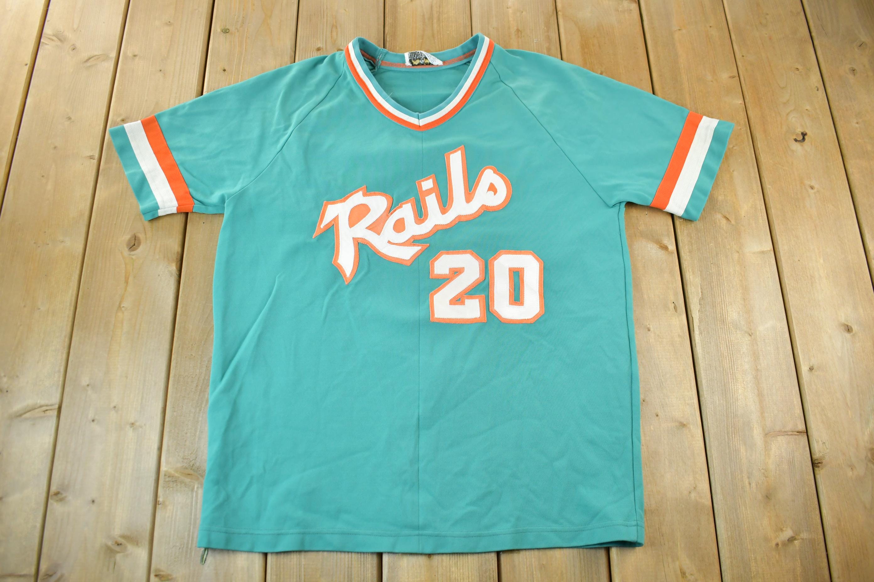 Vintage 1960s 1970s Pedersons Rails Baseball Jersey Men's L-XL