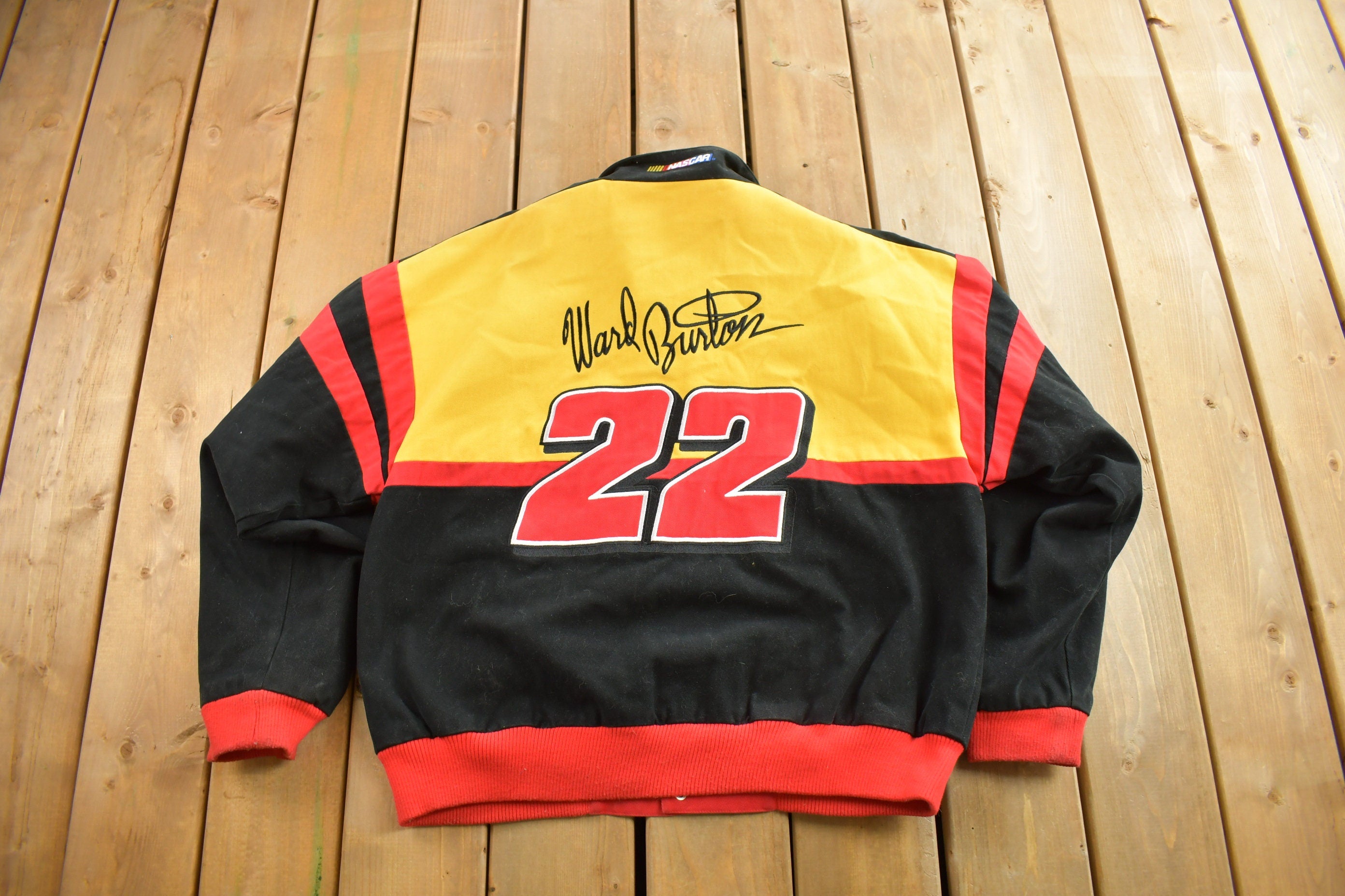 Vintage 1990s Ward Burton Nascar Racing Jacket